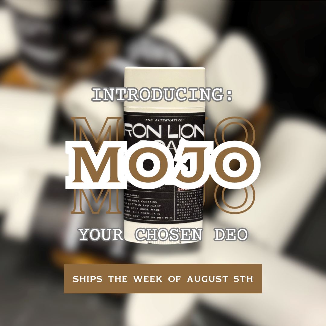 Deodorant Deodorant Iron Lion Soap Madagascar Vanilla Oatmeal - MOJO
