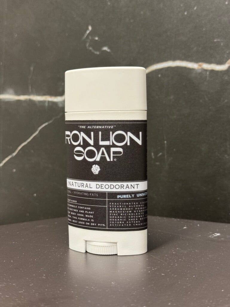 Deodorant Deodorant Iron Lion Soap Purely Unscented
