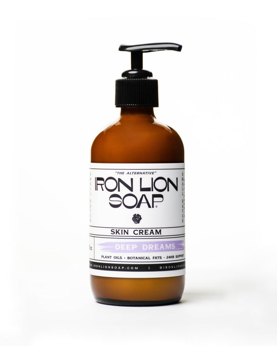 8oz Daily Skin Cream Iron Lion Soap Deep Dreams