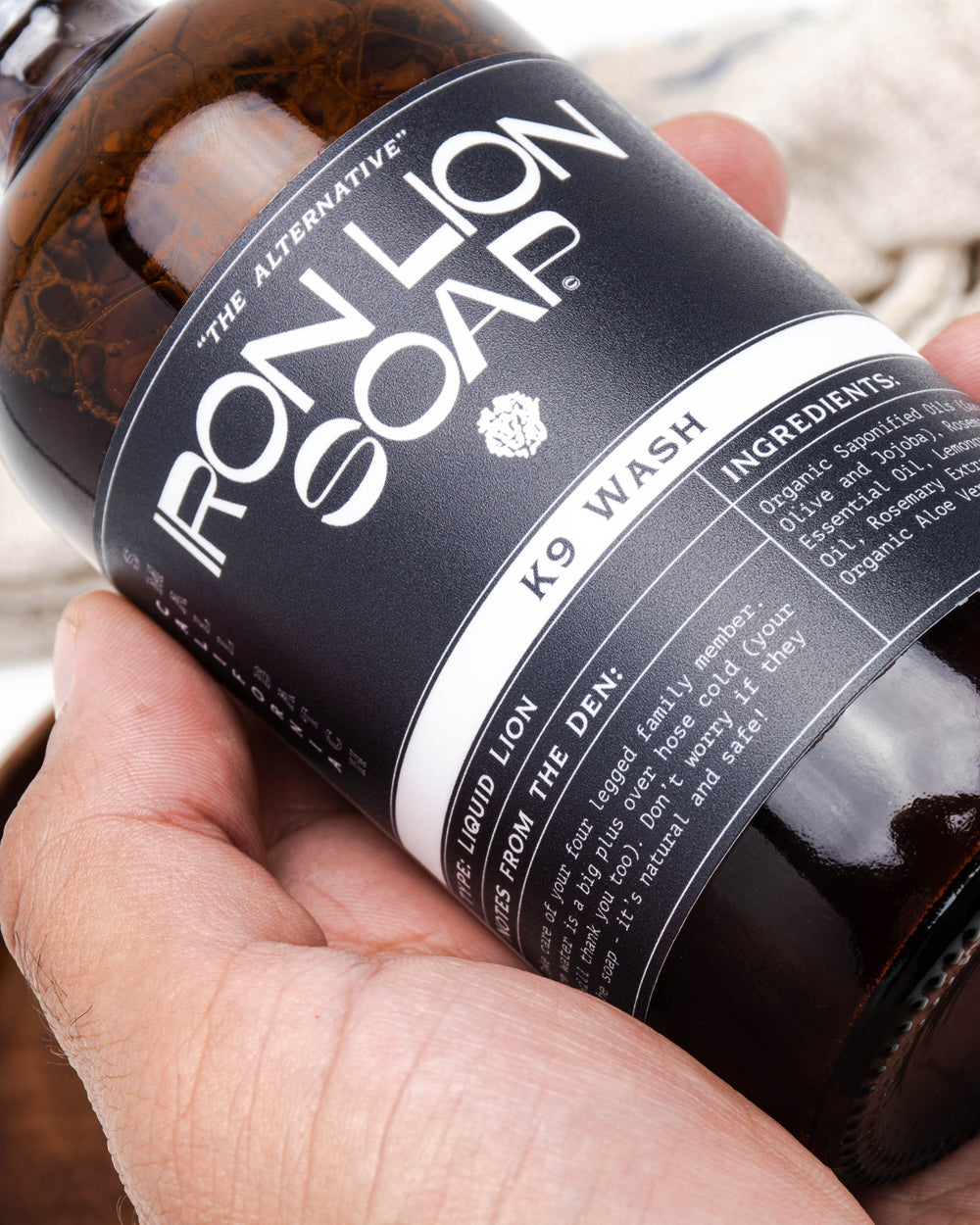 K9 Animal Wash Dog Wash Iron Lion Soap