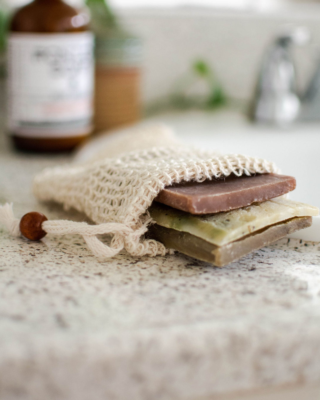 Soap Saver Bag Iron Lion Soap