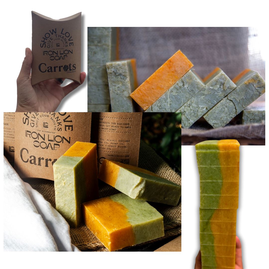 The Carrots Bar Single Bar Iron Lion Soap
