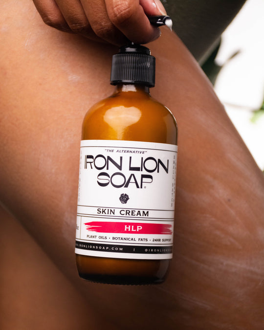 Daily Skin Cream - 8oz Moisturizer for 24-Hour Hydration Iron Lion Soap 