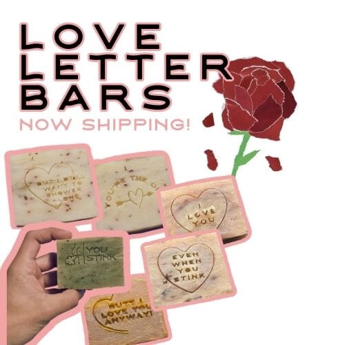 Love Letter Bars Iron Lion Soap 