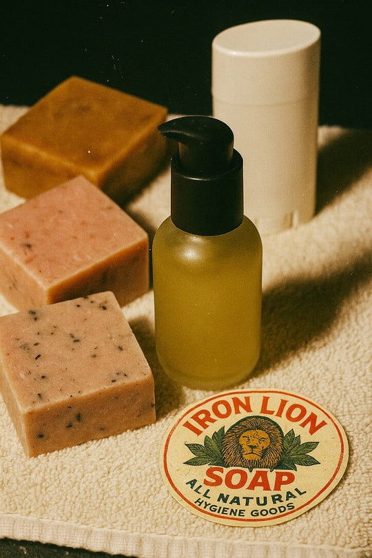 Sustenance Oil; Multi-Dimensional Beard, Face, Scalp & Body (2oz) Iron Lion Soap 