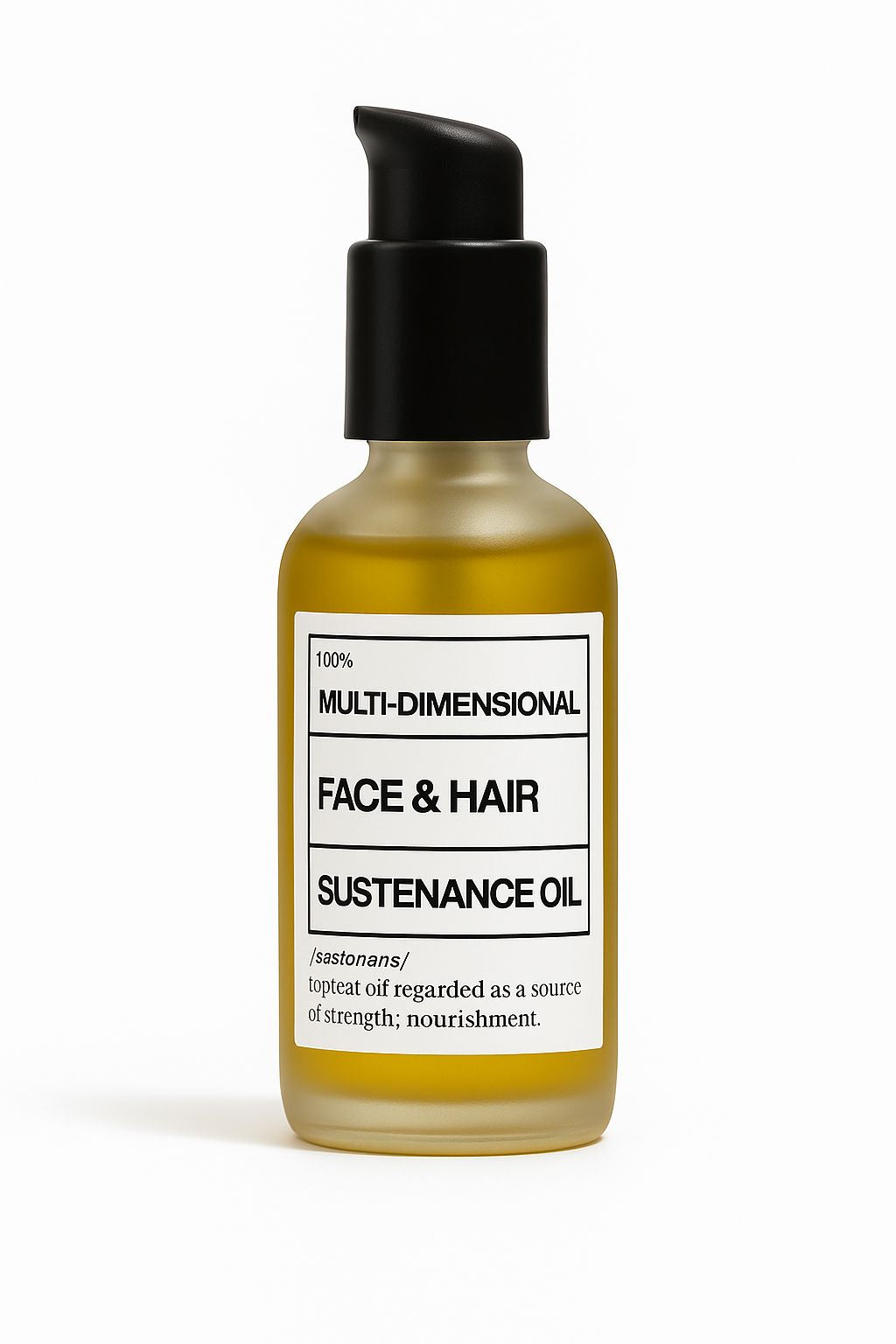 Sustenance Oil; Multi-Dimensional Beard, Face, Scalp & Body (2oz) Iron Lion Soap 
