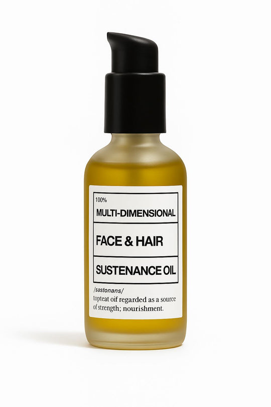 Sustenance Oil; Multi-Dimensional Beard, Face, Scalp & Body (2oz) Iron Lion Soap 