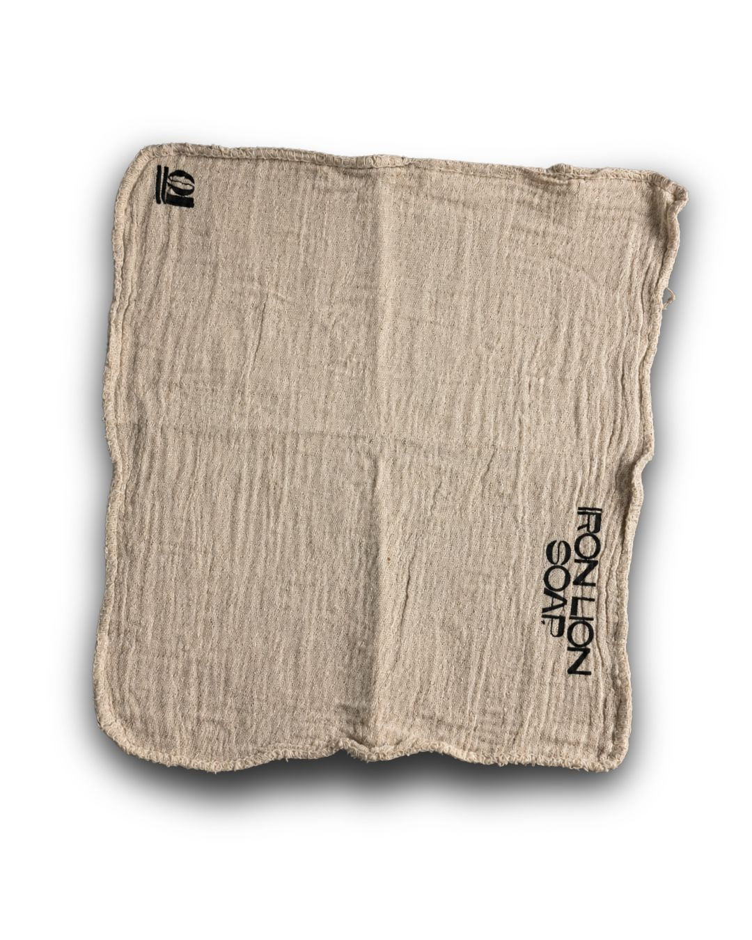 Unbleached Wash Rag Iron Lion Soap 