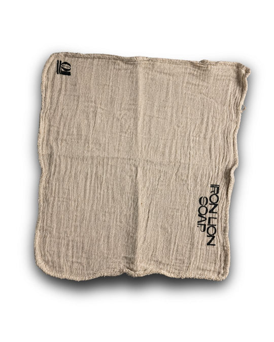 Unbleached Wash Rag Iron Lion Soap 