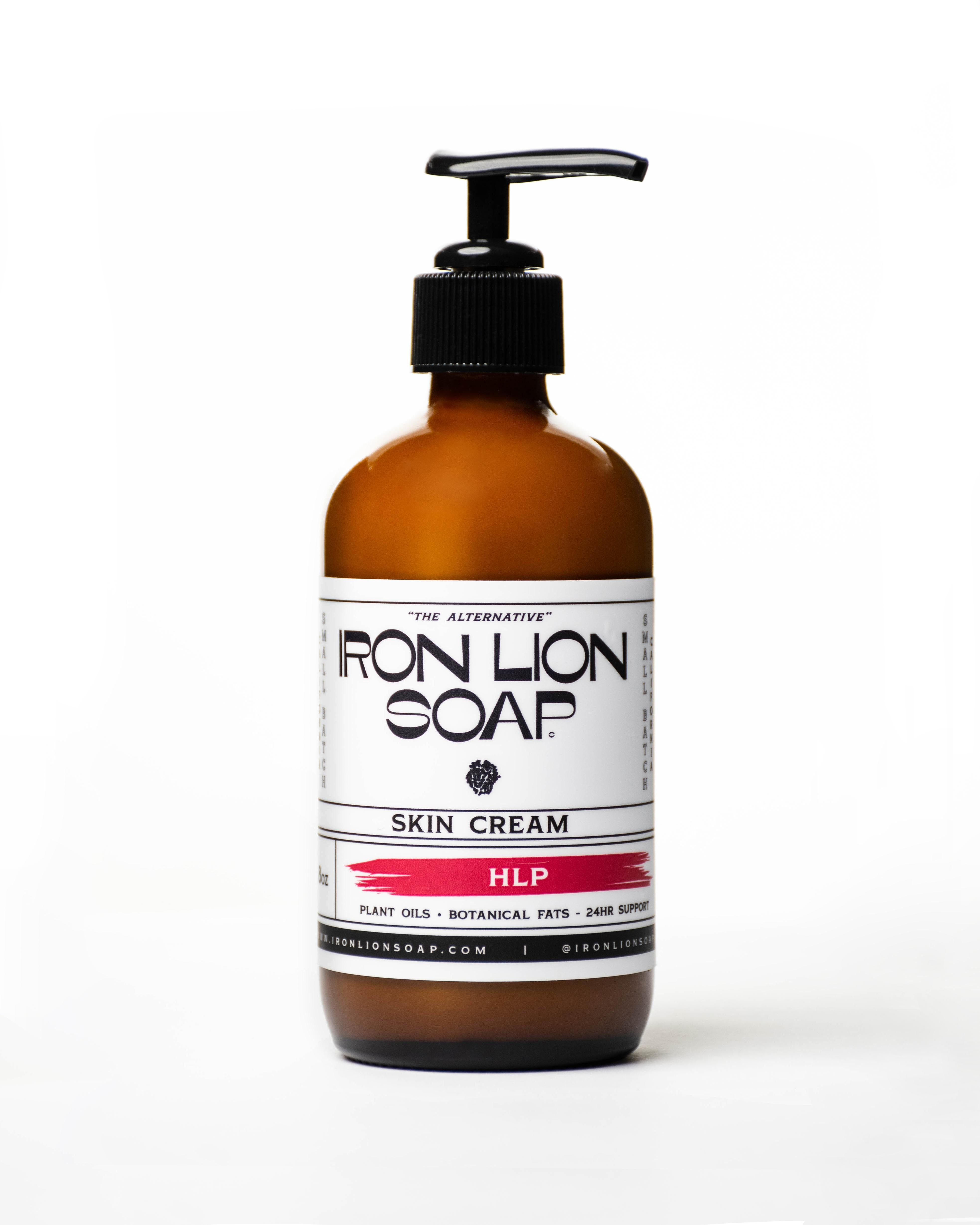 8oz Daily Skin Cream Iron Lion Soap HLP 