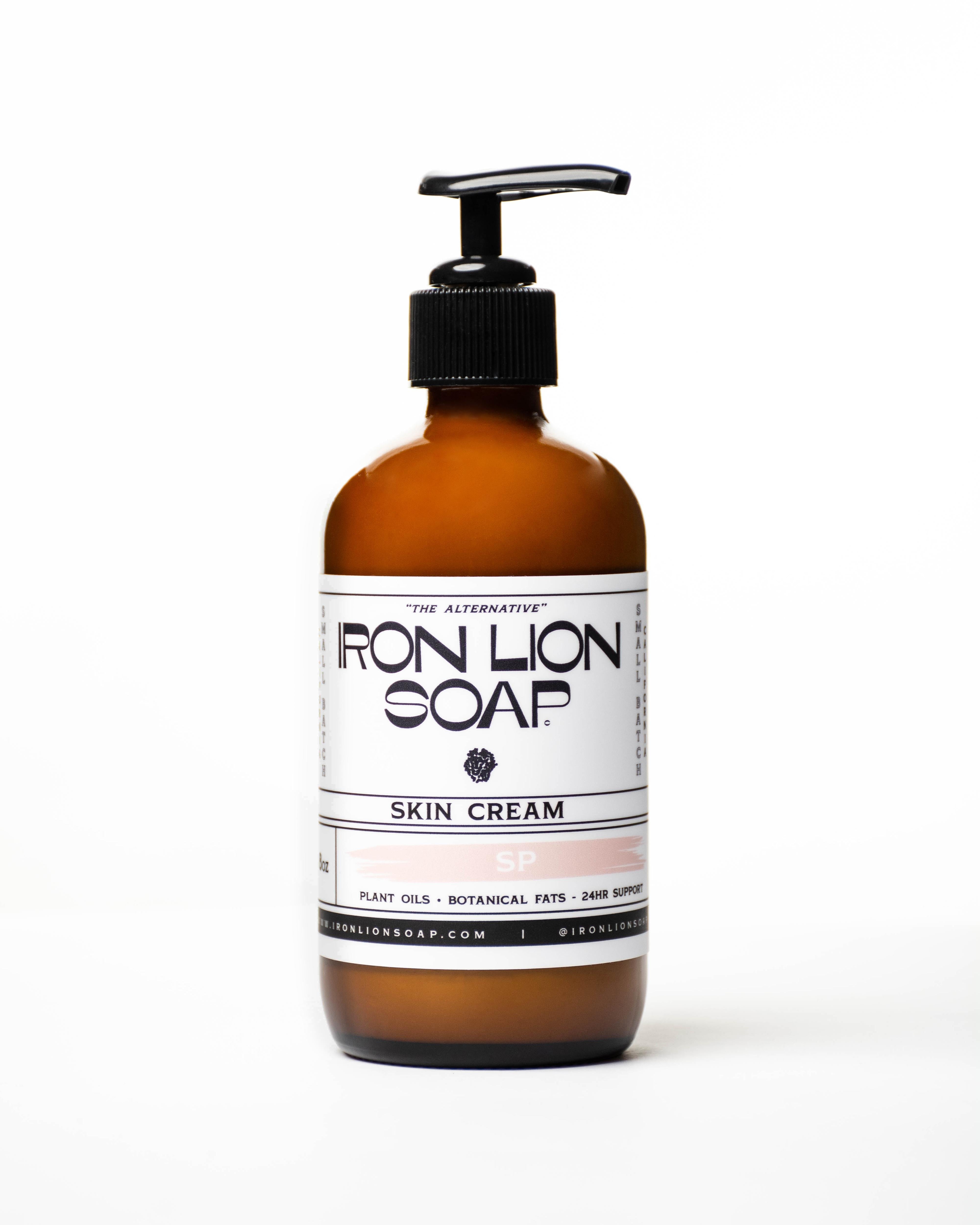 8oz Daily Skin Cream Iron Lion Soap SP 