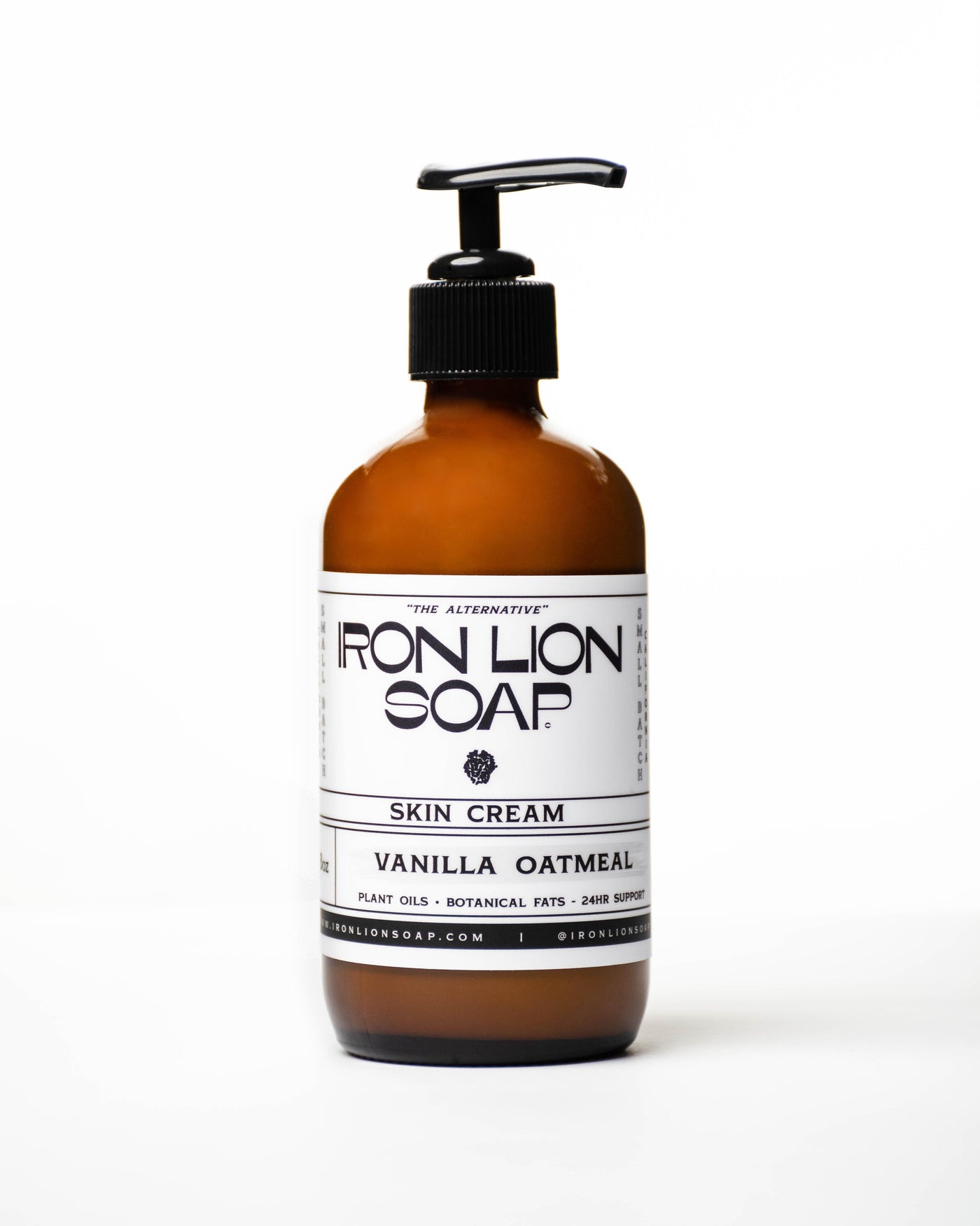 8oz Daily Skin Cream Iron Lion Soap Vanilla Oatmeal 